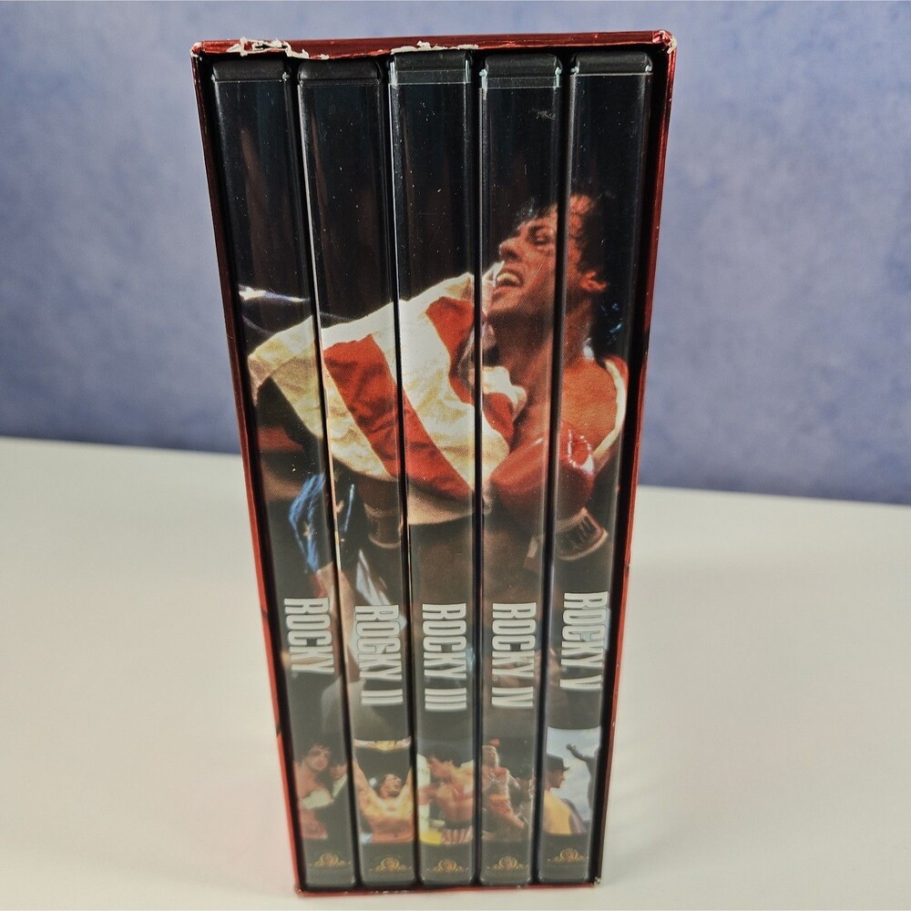 Rocky Anthology complete series box set (DVD, 2001, 5-Disc Set) I+II+III+IV+V